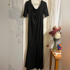 Ashley Stewart Black Long Sleeve Dress